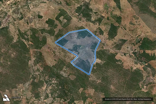 Imagem de satélite de FAZENDA MUCAMBO - Parte 1 em Condeúba - BA