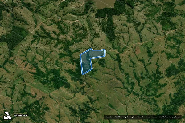 Imagem de satélite de P.A. COLONIA DOS MINEIROS ? LOTE 76 - A em Comodoro - MT