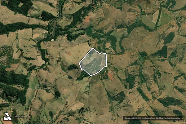 Imagem de satélite de FAZENDA RENASCER - Parte 1 em Soledade de Minas - MG