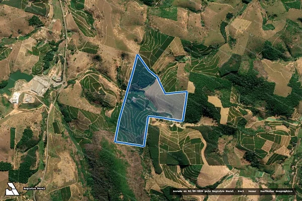 Imagem de satélite de FAZENDA SOSSEGO - FAZENDA SOSSEGO em São Domingos do Norte - ES