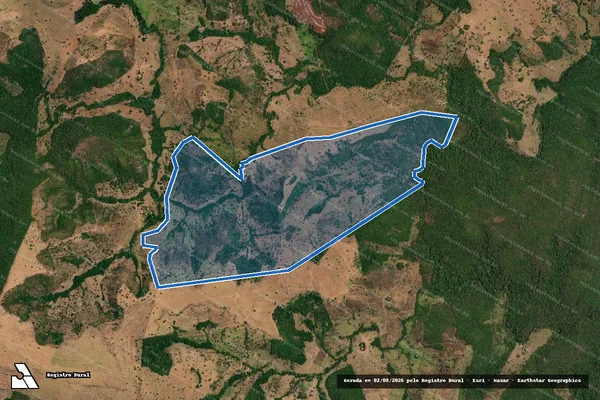 Imagem de satélite de FAZENDA SANTA RITA - Parte 2 em Miracema do Tocantins - TO