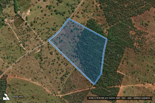 Imagem de satélite de FAZENDA FORQUILHA - GLEBA 11 em Maravilhas - MG