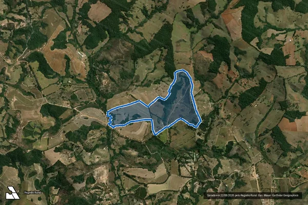 Imagem de satélite de Sitio_Pau_de_Letra - Sitio_Pau_de_Letra em Resende Costa - MG