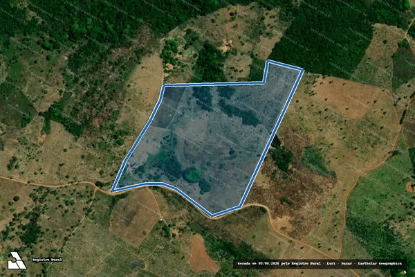 Imagem de satélite de P.A. GROTA DO LAGE - LOTE 21 - LOTE 21 em Xambioá - TO