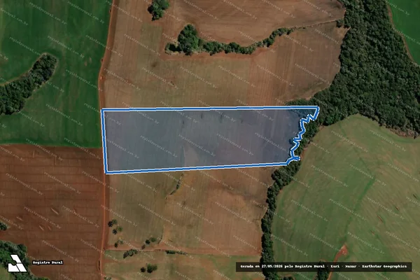 Imagem de satélite de PARTE DA INVERNADA RONDINHA - Parte ?B? em Clevelândia - PR