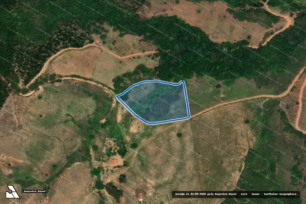 Imagem de satélite de FAZENDA PEDRA LASCADA - GLEBA 1 em Diogo de Vasconcelos - MG