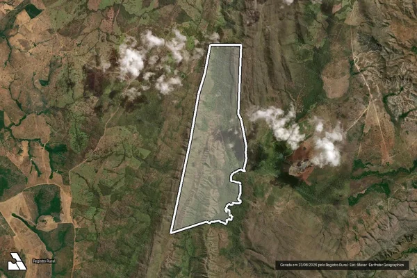 Imagem de satélite de FAZENDA SALTO DO BAGAGEM - 001 em Pindorama do Tocantins - TO