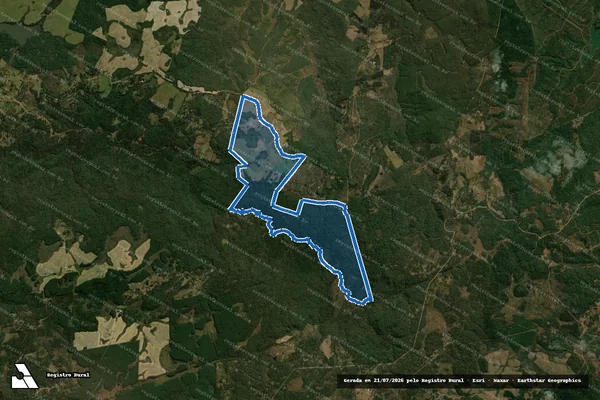 Imagem de satélite de FAZENDA IRATIM E BANHADOS - FAZENDA IRATIM E BANHADOS - PARTE 04 em Guarapuava - PR