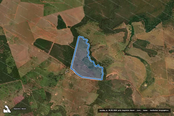 Imagem de satélite de Projeto de Assentamento Santa Emília - Perímetro Gleba A em Barra do Garças - MT