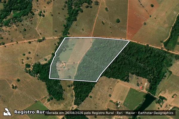 Imagem de satélite de FAZENDA COTUVELO - Gleba II em Itapaci - GO