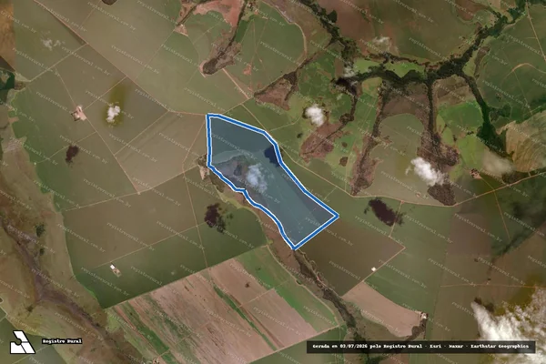 Imagem de satélite de FAZENDA RIO VERDINHO - SANTO ANTONIO - 001 em Rio Verde - GO