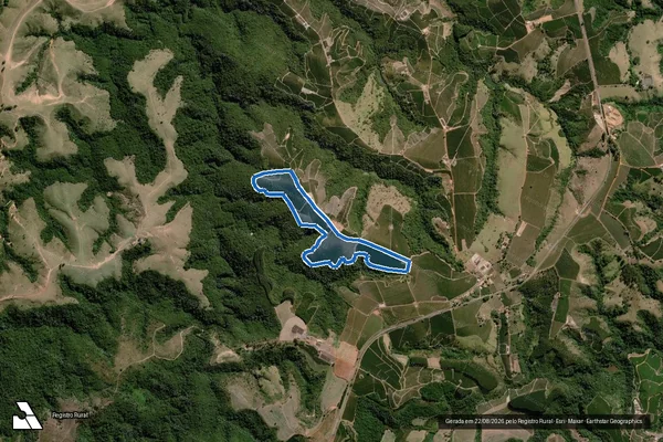 Imagem de satélite de Fazenda Aliança - Parcela 1 em Santa Rosa da Serra - MG