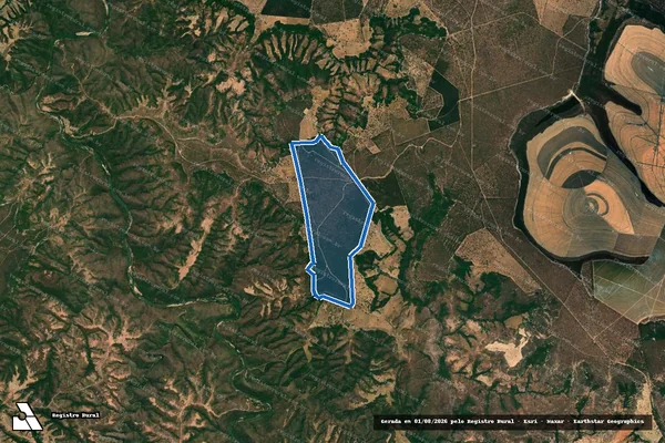 Imagem de satélite de FAZENDA TAUÁ - FAZENDA TAUÁ em João Pinheiro - MG