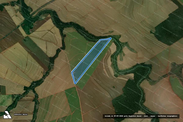 Imagem de satélite de LOTE DE TERRAS SOB N° 6/A-1 e 6/B-5 - LOTE DE TERRAS SOB N° 6/A-1 e 6/B-5 em Paranacity - PR