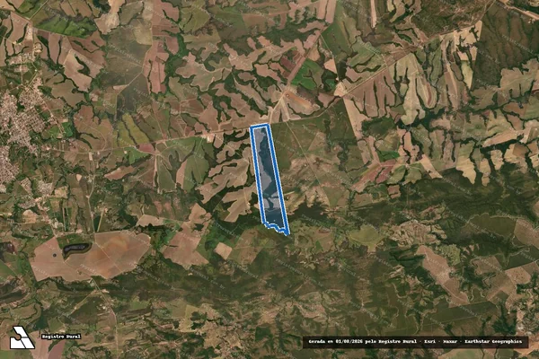 Imagem de satélite de Fazenda 3 Marias - Parte 1 em Paranatinga - MT