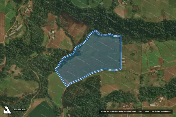 Imagem de satélite de LOTE RURAL Nº 25-A - Lote Rural nº 25-A em Itapiranga - SC