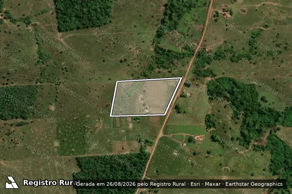 Imagem de satélite de LOTE 53B-1 GLEBA 06 SETOR MELGAÇO - LOTE 53B-1 GLEBA 06 SETOR MELGAÇO em Pimenta Bueno - RO