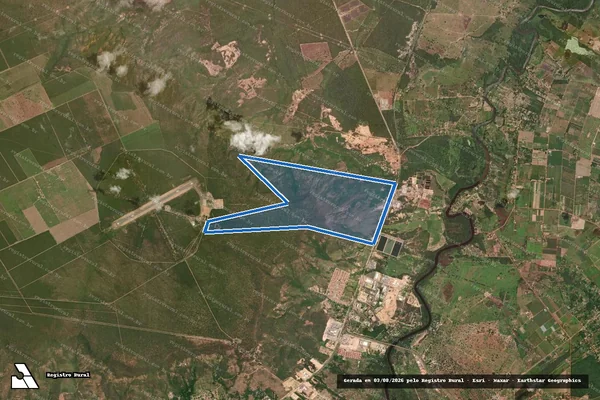 Imagem de satélite de FAZENDA BOA SORTE - Parte 1 em Barreiras - BA
