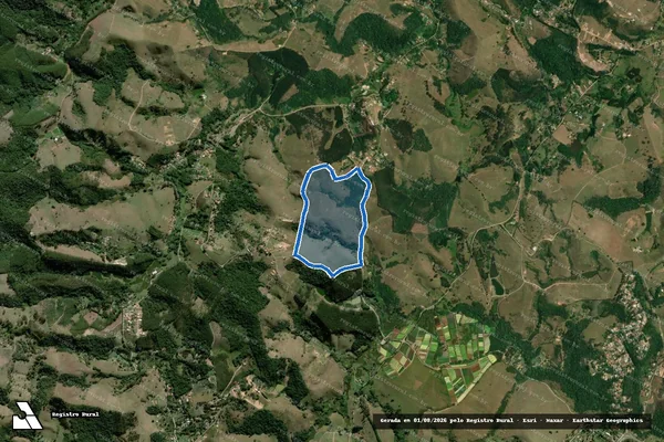 Imagem de satélite de Sitio Santo Agostinho em Santa Isabel - SP