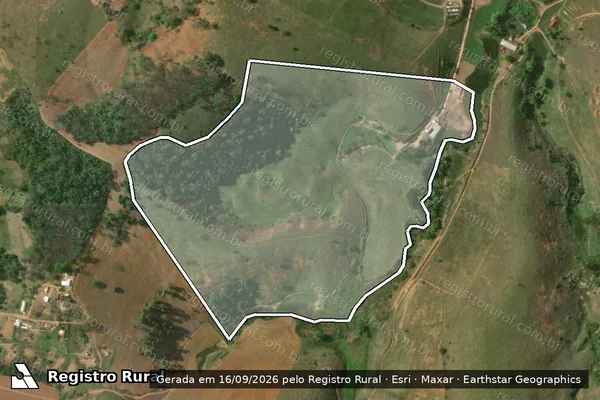 Imagem de satélite de FAZENDA SÃO SEBASTIÃO - PARCELA 06 em São João Nepomuceno - MG