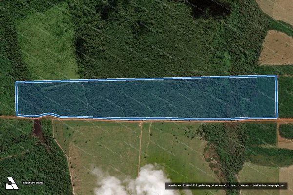Imagem de satélite de Fazenda Mateira - GLEBA B em Itaúba - MT