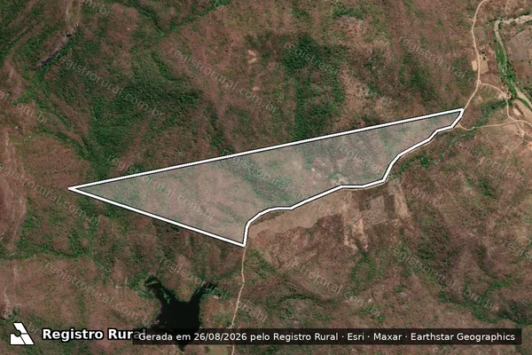 Imagem de satélite de FAZENDA CACHOEIRA - Parte 2 em Canindé - CE