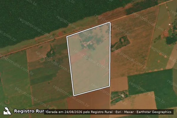 Imagem de satélite de Assentamento Estadual Nova do Pontal PA0098S00Q00L088 - PA0098S00Q00L088 em Rosana - SP