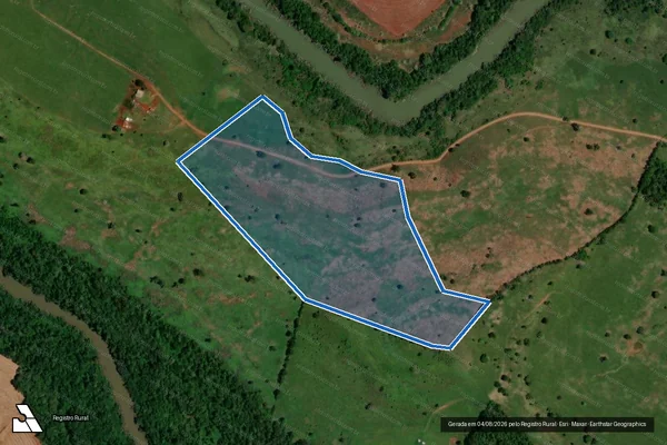 Imagem de satélite de LOTE RURAL N° 31, DA GLEBA N° 62-AM - Parcela 1 em Realeza - PR