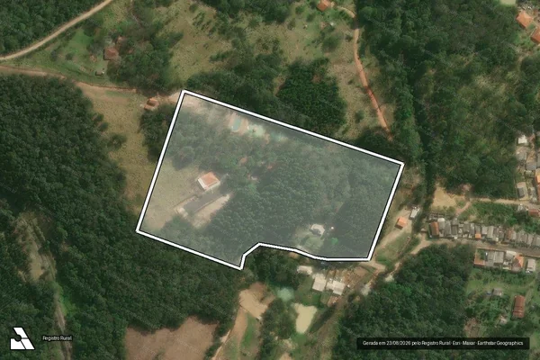 Imagem de satélite de Chácara Taquaral / Chacara Três Pinheiros - Gleba 3 em Jaguariaíva - PR
