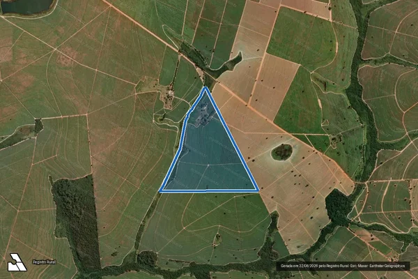 Imagem de satélite de Fazenda Bocaina - 01 em Ubarana - SP