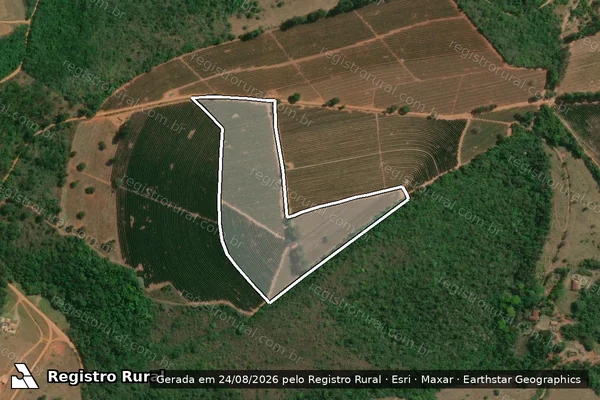 Imagem de satélite de FAZENDA SAO JOSE - FAZENDA SA?O JOS? em Carmo da Cachoeira - MG