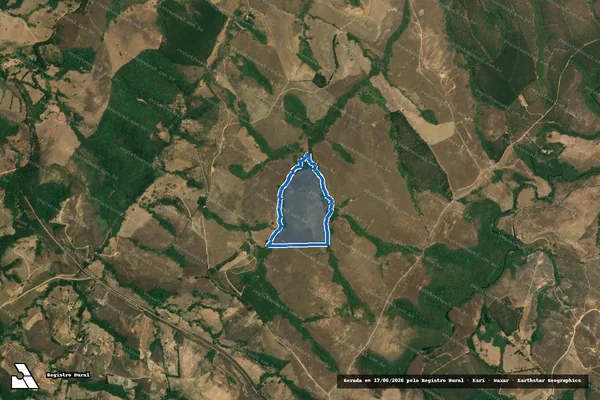 Imagem de satélite de FAZENDA SANTA LUZIA - Gleba 9 em Arantina - MG