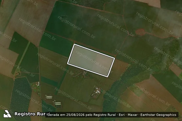 Imagem de satélite de Fazenda São Bento - Quinhão N° 16 - Parte 1 em Itaporã - MS