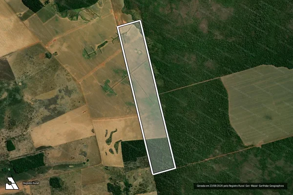 Imagem de satélite de FAZENDA TALISMÃ - Parte 1 em Porto Alegre do Norte - MT