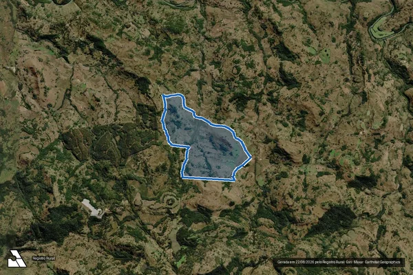 Imagem de satélite de Fazenda Cadete em São Joaquim - SC