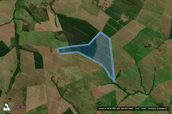 Imagem de satélite de Fazenda Sao Conrado - Parte 1 em Amambai - MS