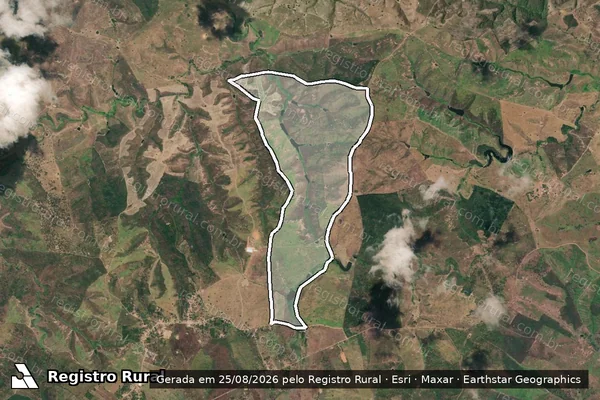 Imagem de satélite de FAZENDA TANQUE GRANDE - GLEBA 01 em Canhoba - SE