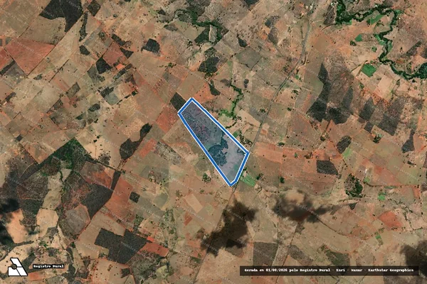 Imagem de satélite de FAZENDA JUREMA - FAZENDA JUREMA em Mato Verde - MG