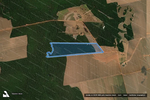 Imagem de satélite de FAZENDA IJUÍ em Vera - MT
