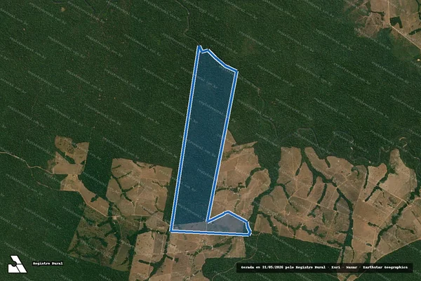 Imagem de satélite de FAZENDA TRÊS IRMÃOS / Parte 1 em Aripuanã - MT