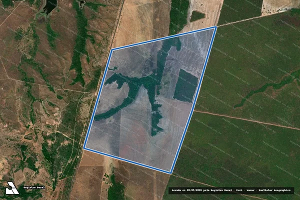 Imagem de satélite de FAZENDA MARUPIARA - 6.495 - Parte 4 em Guaraí - TO