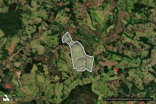 Imagem de satélite de Fazenda Xapori em Laranjeiras do Sul - PR
