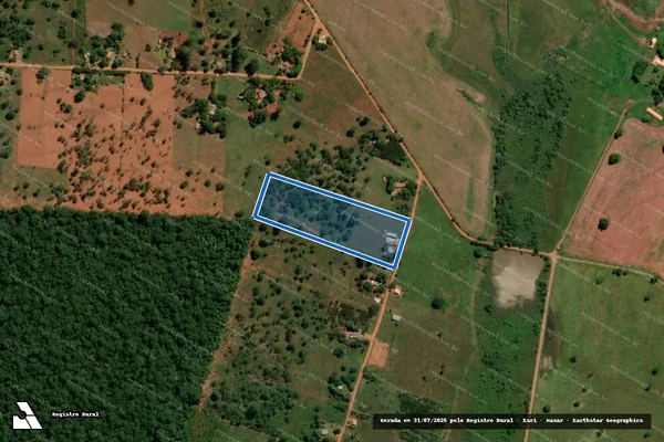 Imagem de satélite de FAZENDA SERTANEJA ? ÁREA DESMEMBRADA ? GLEBA B - LOTE 23 em Terenos - MS