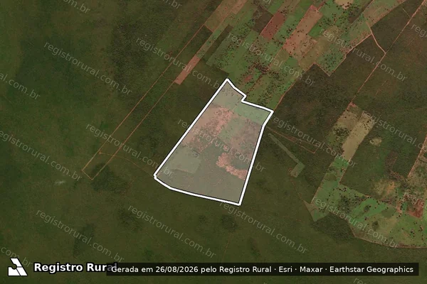 Imagem de satélite de FAZENDA VARGEM GRANDE - Parte 1 em Januária - MG