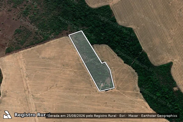 Imagem de satélite de FAZENDA CERTEZA ? (PARTE) - FAZENDA CERTEZA ? (PARTE) em Santa Rosa do Tocantins - TO