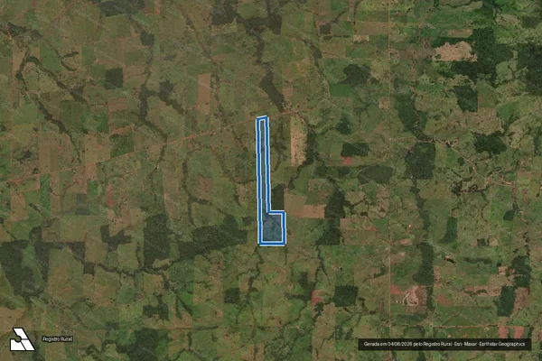 Imagem de satélite de LOTE 05 GLEBA 24 - PIC PAR / LOTE 05-R GLEBA 24 em Cerejeiras - RO
