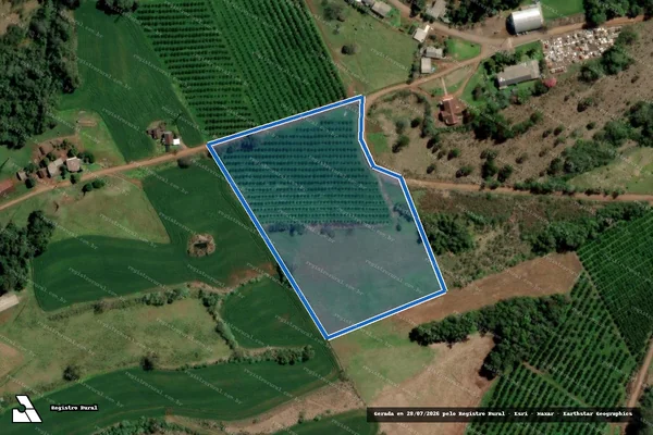 Imagem de satélite de Lote Rural Nº 2 da 4ª Secção Alpestre - Gleba 2 em Alpestre - RS