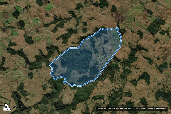 Imagem de satélite de FAZENDA SANTA CRUZ em Bom Jesus - RS