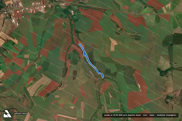 Imagem de satélite de Fazenda Antonina - Est. Mun. STZs em Sertãozinho - SP