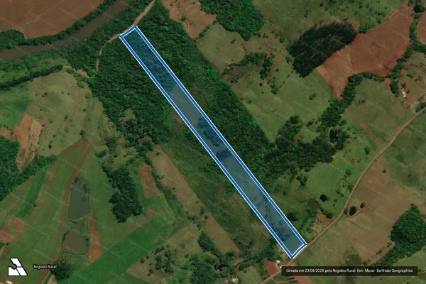 Imagem de satélite de Parte do Lote Rural nº 04 - PARCELA 02 em Barra Bonita - SC